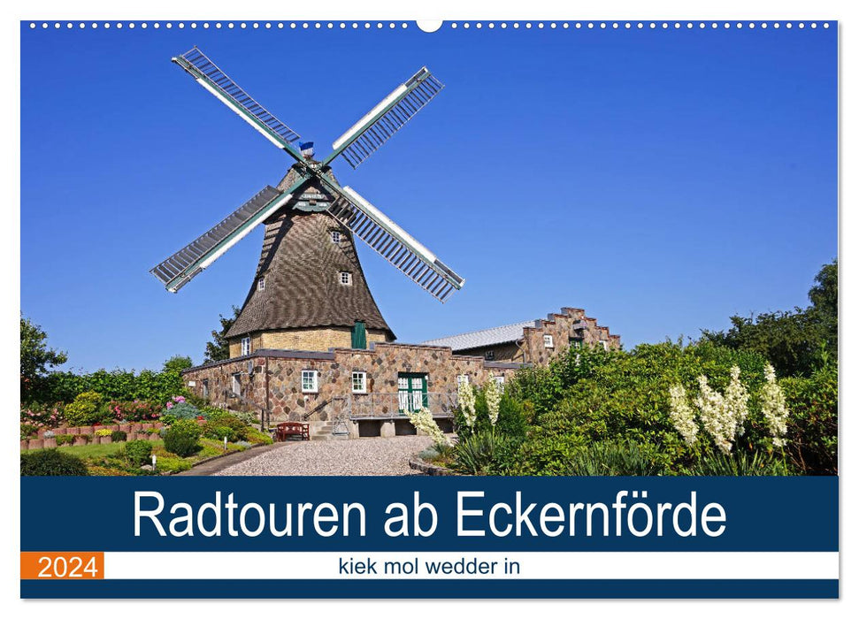 Radtouren ab Eckernförde (CALVENDO Wandkalender 2024)