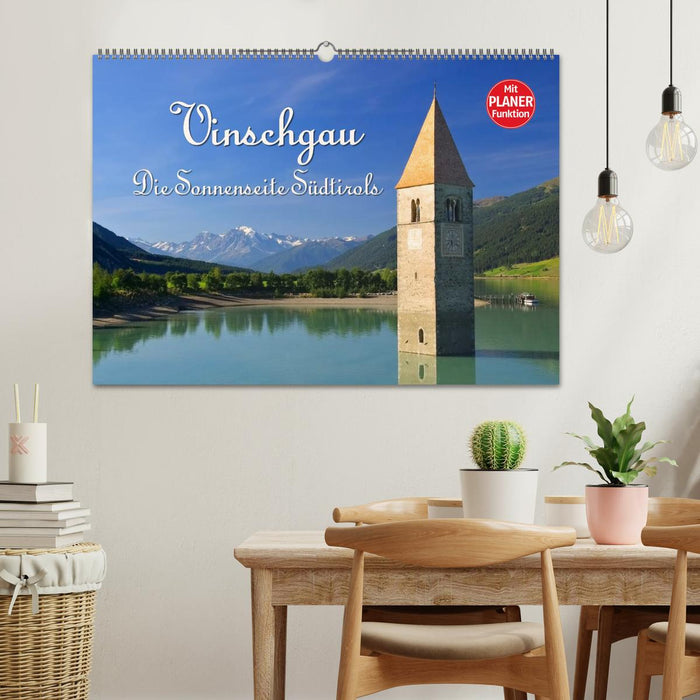 Vinschgau - Die Sonnenseite Südtirols (CALVENDO Wandkalender 2024)