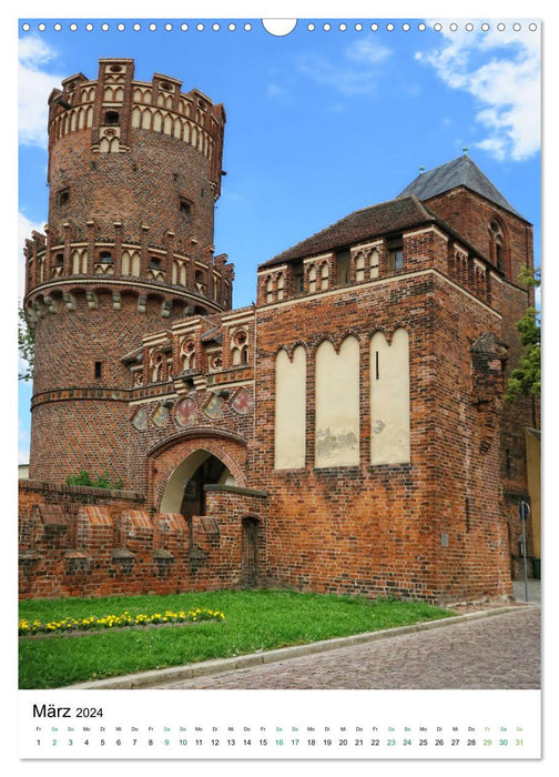 Tangermünde - Stadt an der Elbe (CALVENDO Wandkalender 2024)