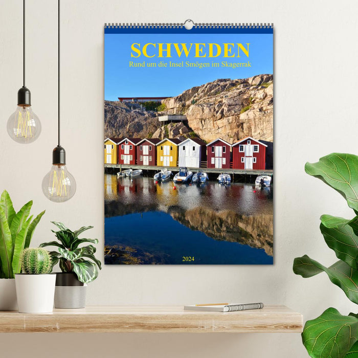 SWEDEN Around the island of Smögen in the Skagerrak (CALVENDO wall calendar 2024) 