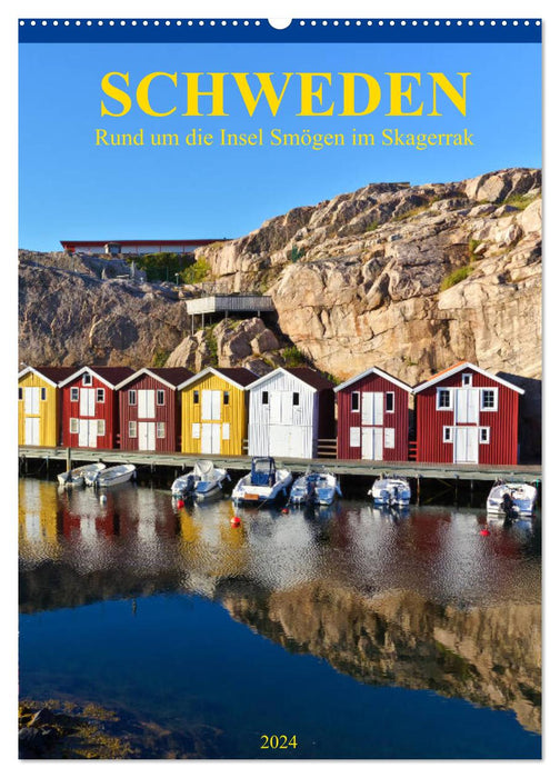 SWEDEN Around the island of Smögen in the Skagerrak (CALVENDO wall calendar 2024) 