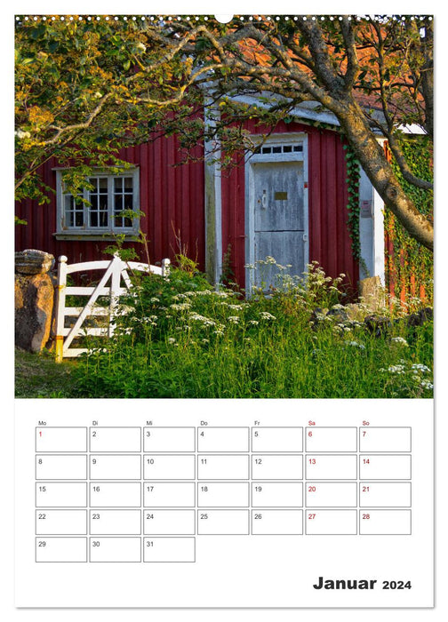 SWEDEN Around the island of Smögen in the Skagerrak (CALVENDO wall calendar 2024) 