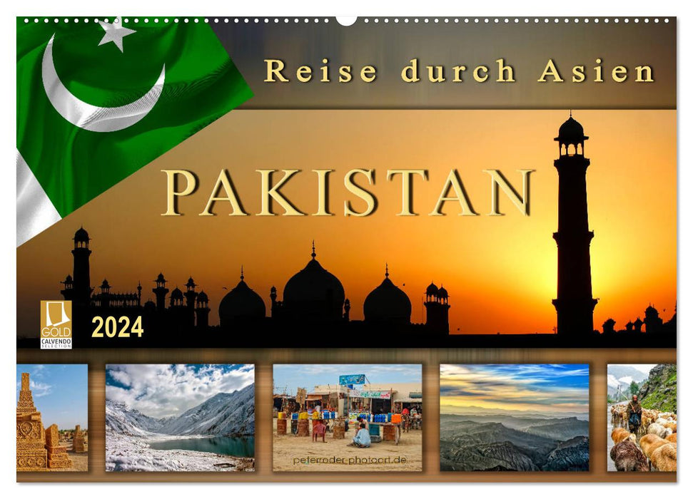 Travel through Asia - Pakistan (CALVENDO wall calendar 2024) 