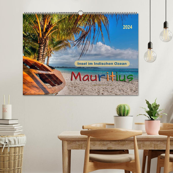 Mauritius - island in the Indian Ocean (CALVENDO wall calendar 2024) 