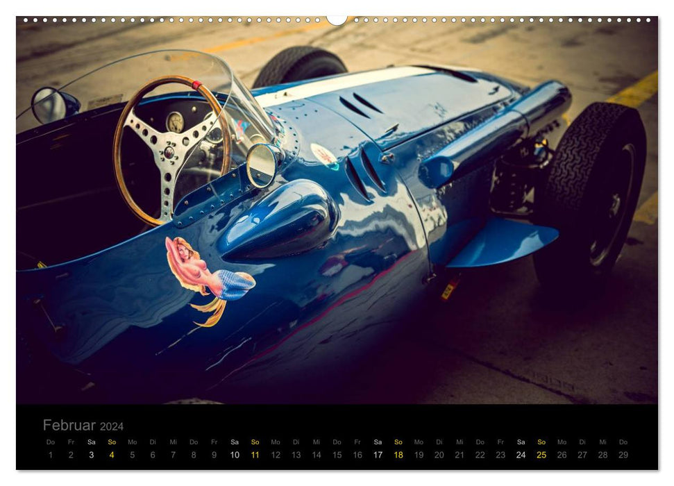 Classic Maserati Racing (CALVENDO Premium Wall Calendar 2024) 