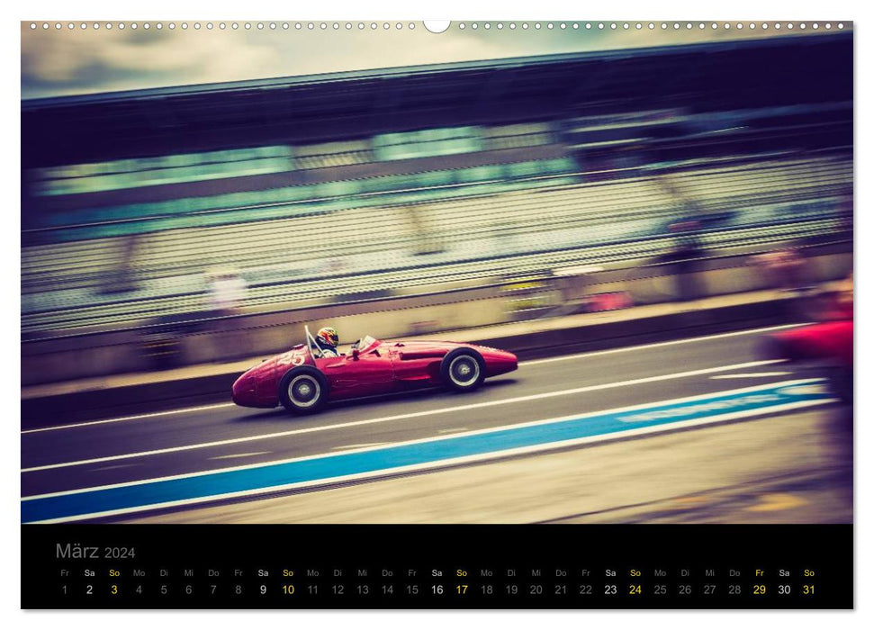 Classic Maserati Racing (CALVENDO Premium Wall Calendar 2024) 