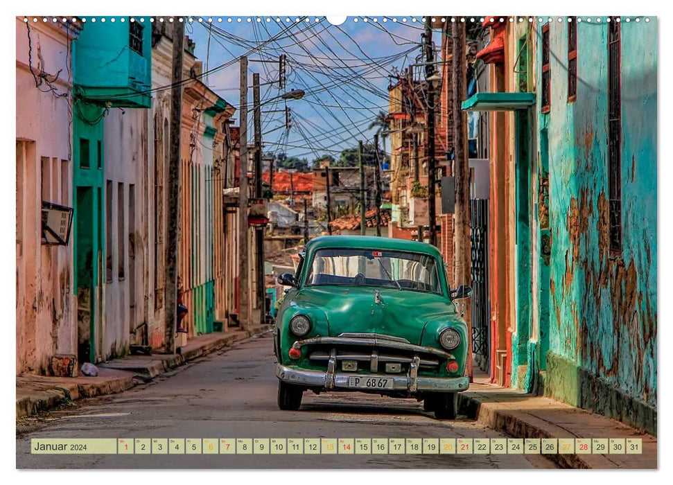 The Greater Antilles - Cuba (CALVENDO Premium Wall Calendar 2024) 