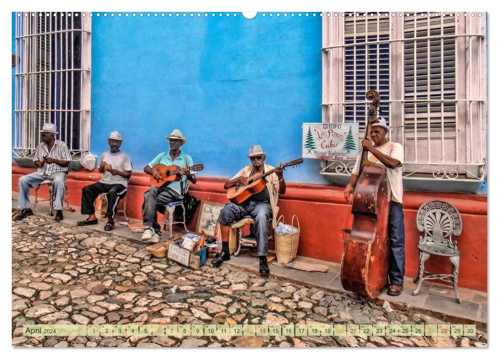 The Greater Antilles - Cuba (CALVENDO Premium Wall Calendar 2024) 