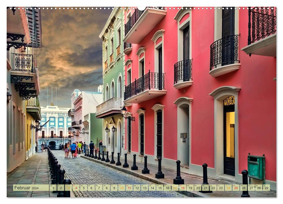 The Greater Antilles - Puerto Rico (CALVENDO Premium Wall Calendar 2024) 