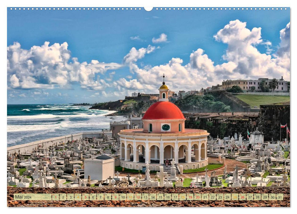 The Greater Antilles - Puerto Rico (CALVENDO Premium Wall Calendar 2024) 