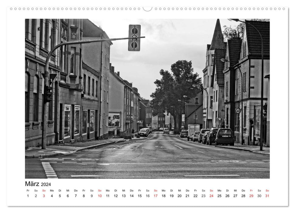 Bochum Black and White (CALVENDO Premium Wandkalender 2024)