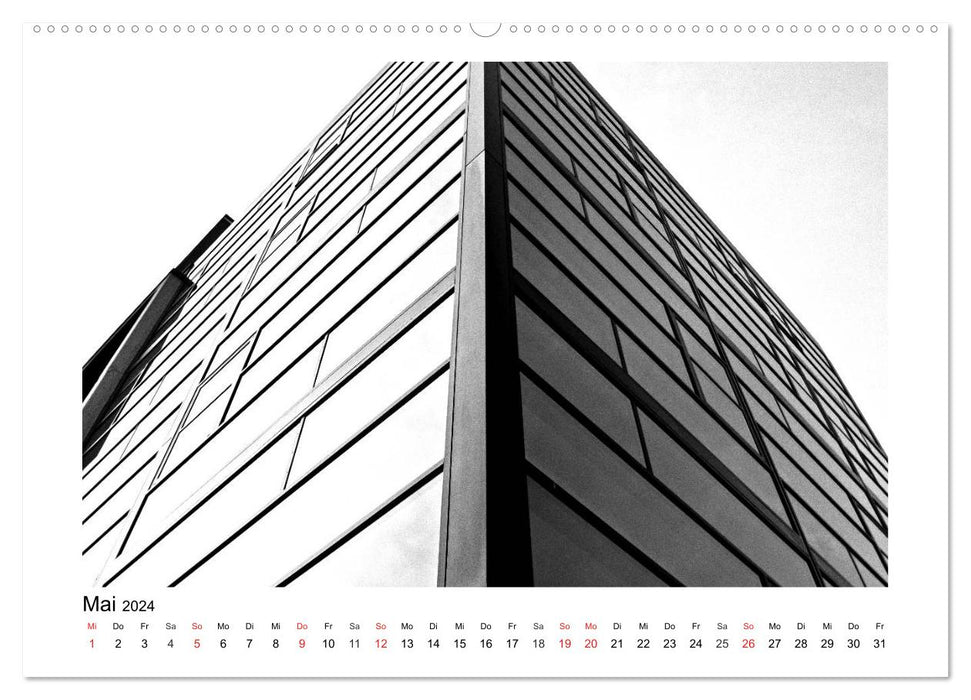 Bochum Black and White (CALVENDO Premium Wall Calendar 2024) 