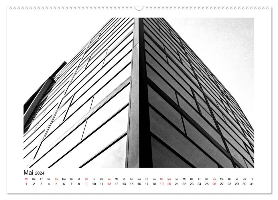 Bochum Black and White (CALVENDO Premium Wandkalender 2024)