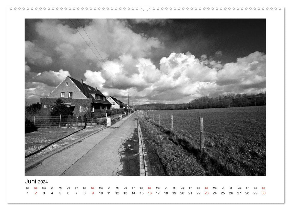 Bochum Black and White (CALVENDO Premium Wandkalender 2024)