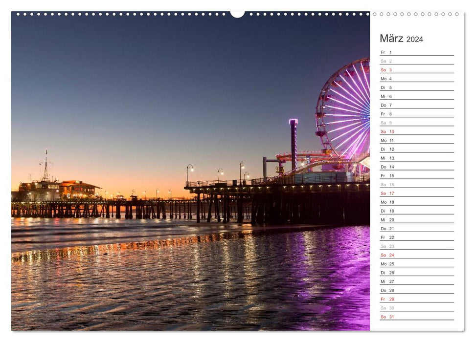 Los Angeles - Kalifornien (CALVENDO Premium Wandkalender 2024)