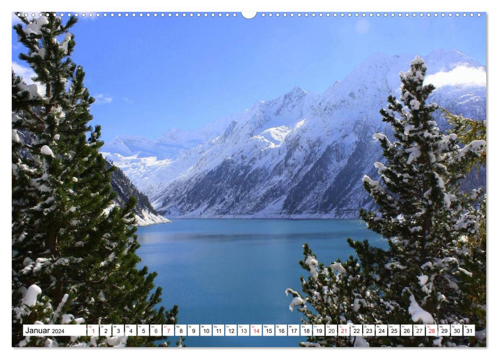 Beloved Tyrol. Alpine magic in Austria (CALVENDO Premium Wall Calendar 2024) 