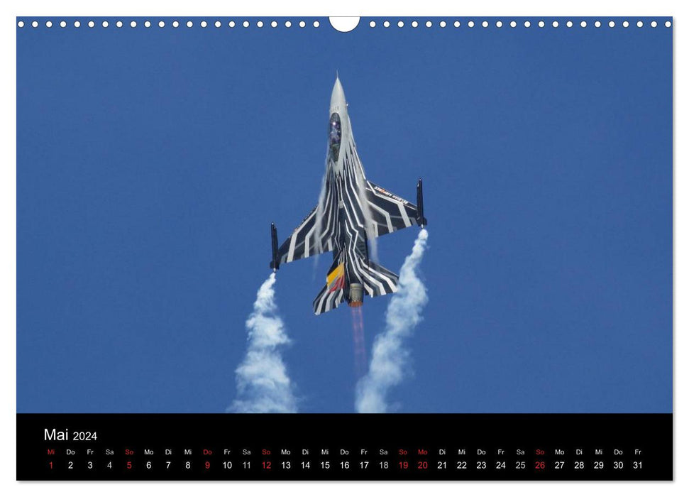 Military aircraft 2024 (CALVENDO wall calendar 2024) 