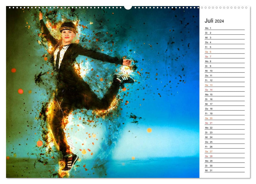 The Dance Explosion (CALVENDO Premium Wandkalender 2024)