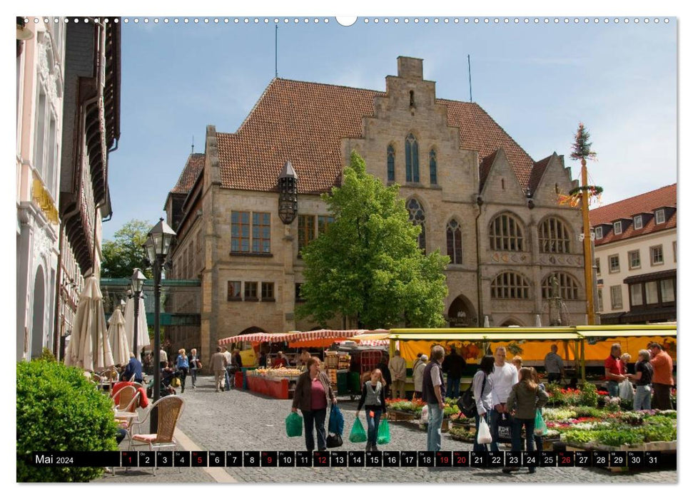 Hildesheimer Ansichten (CALVENDO Premium Wandkalender 2024)