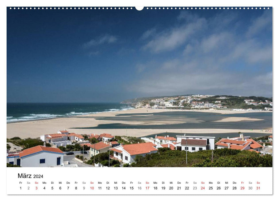 Foto-Momente Portugal - Felsen, Sand und Meer (CALVENDO Premium Wandkalender 2024)