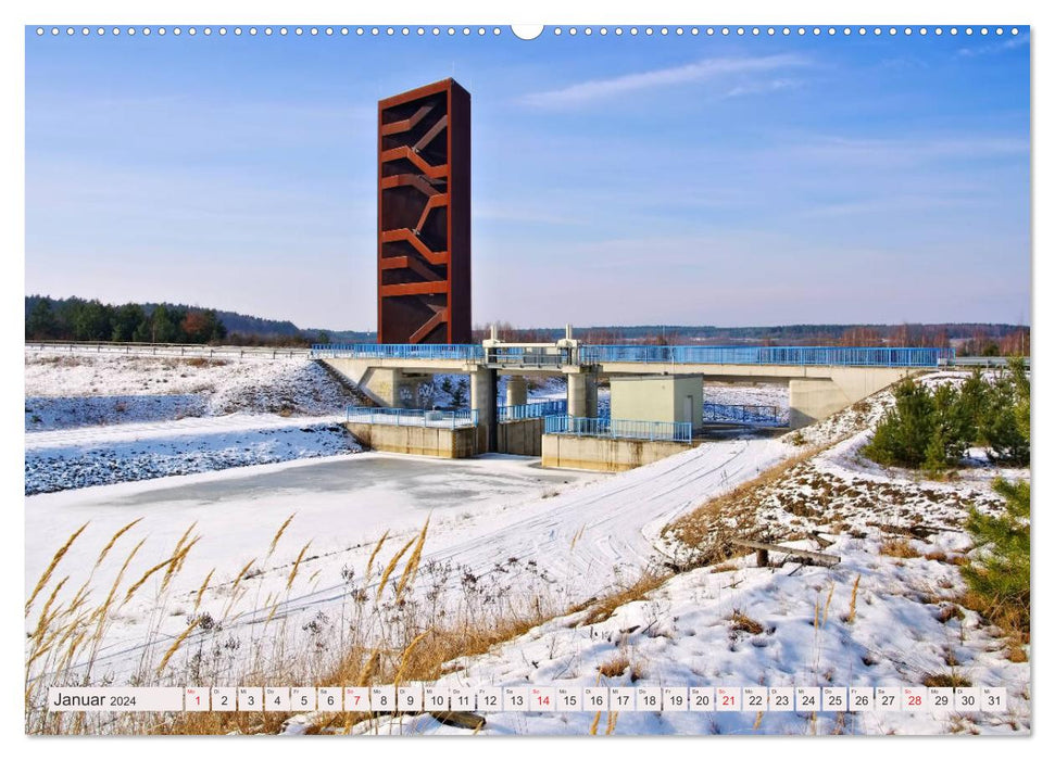 Lausitzer Seenland - Junge Urlaubsregion mit einzigartiger Wasserlandschaft (CALVENDO Premium Wandkalender 2024)