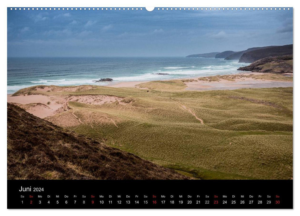 Die Highlands - Schottlands rauher Nordwesten (CALVENDO Wandkalender 2024)