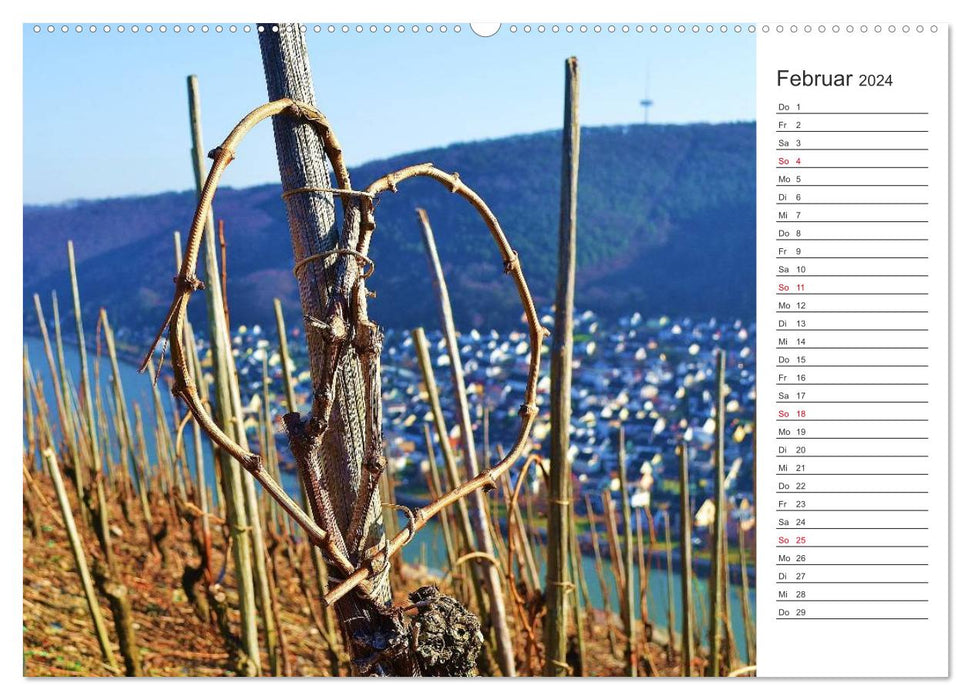 Bildschön - Die Mosel (CALVENDO Premium Wandkalender 2024)