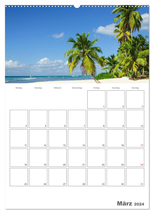 Maldives – Rêver au paradis (Calvendo Premium Wall Calendar 2024) 