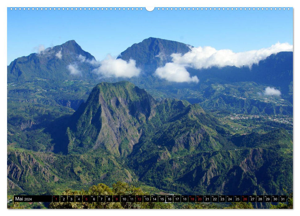 La Réunion - Paradies im indischen Ozean (CALVENDO Wandkalender 2024)