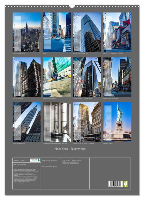 New York - Blickwinkel (CALVENDO Wandkalender 2024)