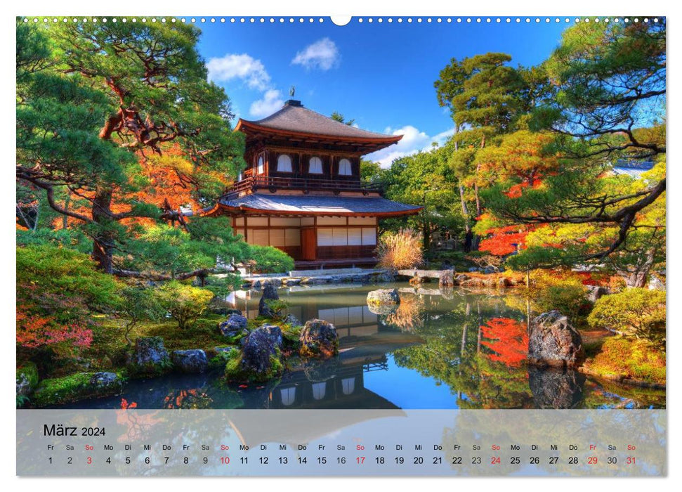 Japon. Entre tradition et modernité (Calendrier mural CALVENDO 2024) 