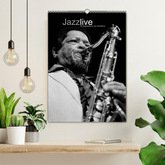 Jazz live (CALVENDO wall calendar 2024) 