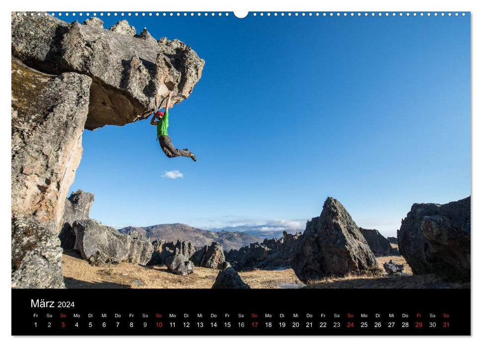 Climbing Solutions - Mountain sports worldwide (CALVENDO Premium Wall Calendar 2024) 