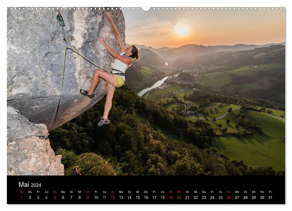 Climbing Solutions - Bergsport weltweit (CALVENDO Premium Wandkalender 2024)