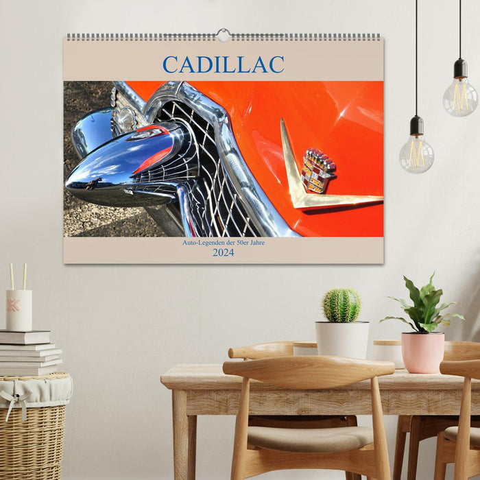 Auto Legenden CADILLAC (CALVENDO Wandkalender 2024)