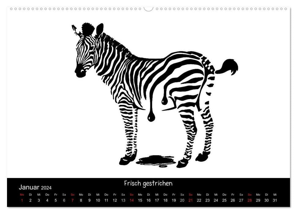 Humorvolle PopArt - Kunstkalender von Claudia Elsner (CALVENDO Premium Wandkalender 2024)