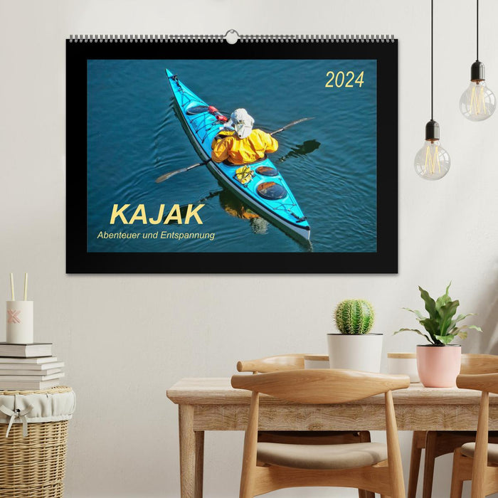 Kajak - Abenteuer und Entspannung (CALVENDO Wandkalender 2024)