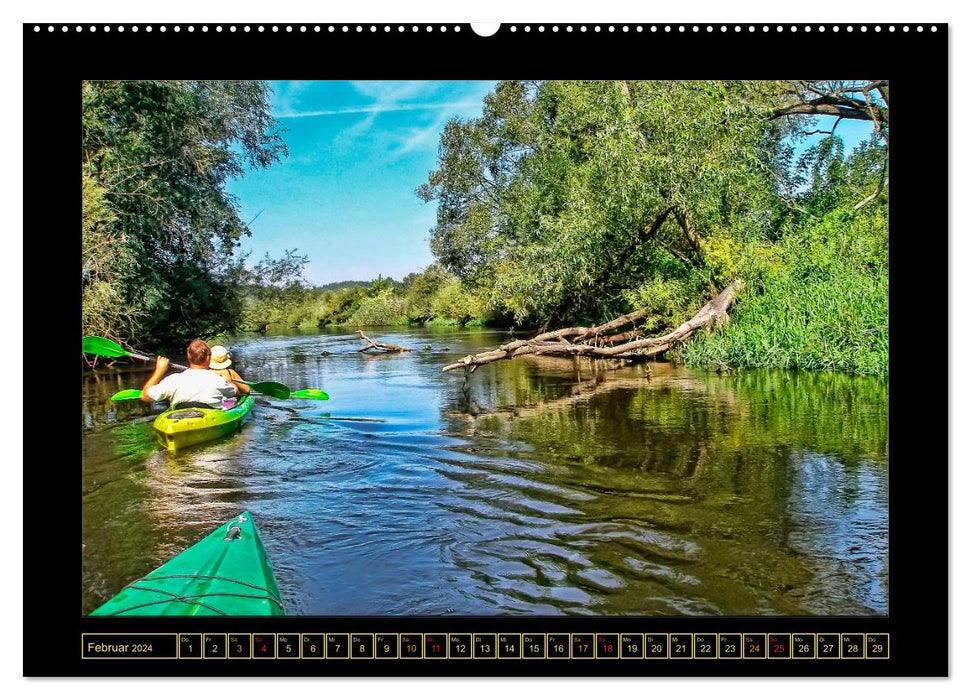 Kajak - Abenteuer und Entspannung (CALVENDO Wandkalender 2024)
