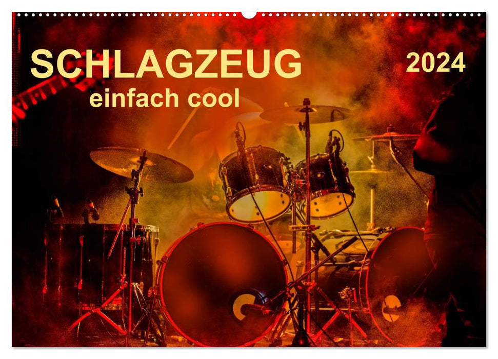 Drums - simply cool (CALVENDO wall calendar 2024) 