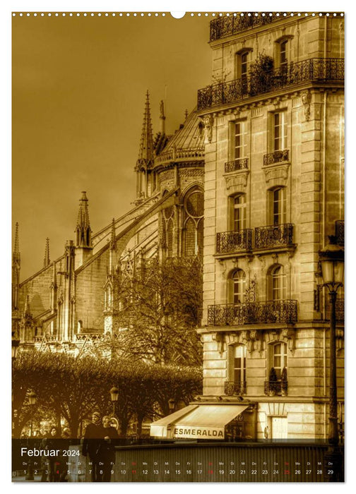 Paris - Die Schöne am Fluss (CALVENDO Premium Wandkalender 2024)