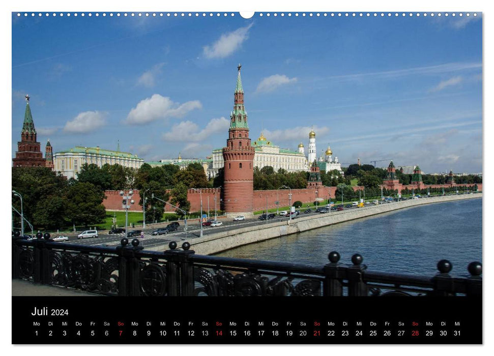 Moscou - Moscou (Calvendo Premium Calendrier mural 2024) 