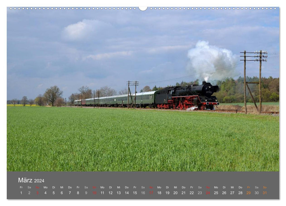 Eisenbahn Kalender 2024 - Oberlausitz und Nachbarländer (CALVENDO Premium Wandkalender 2024)