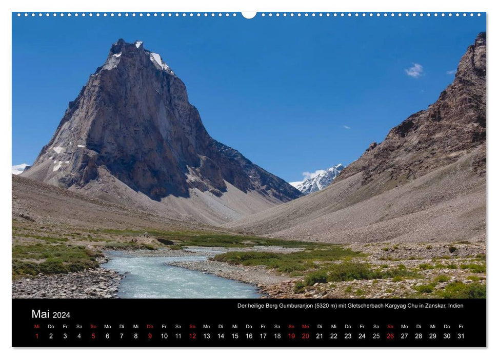 Himalaya - Dach der Welt (CALVENDO Premium Wandkalender 2024)