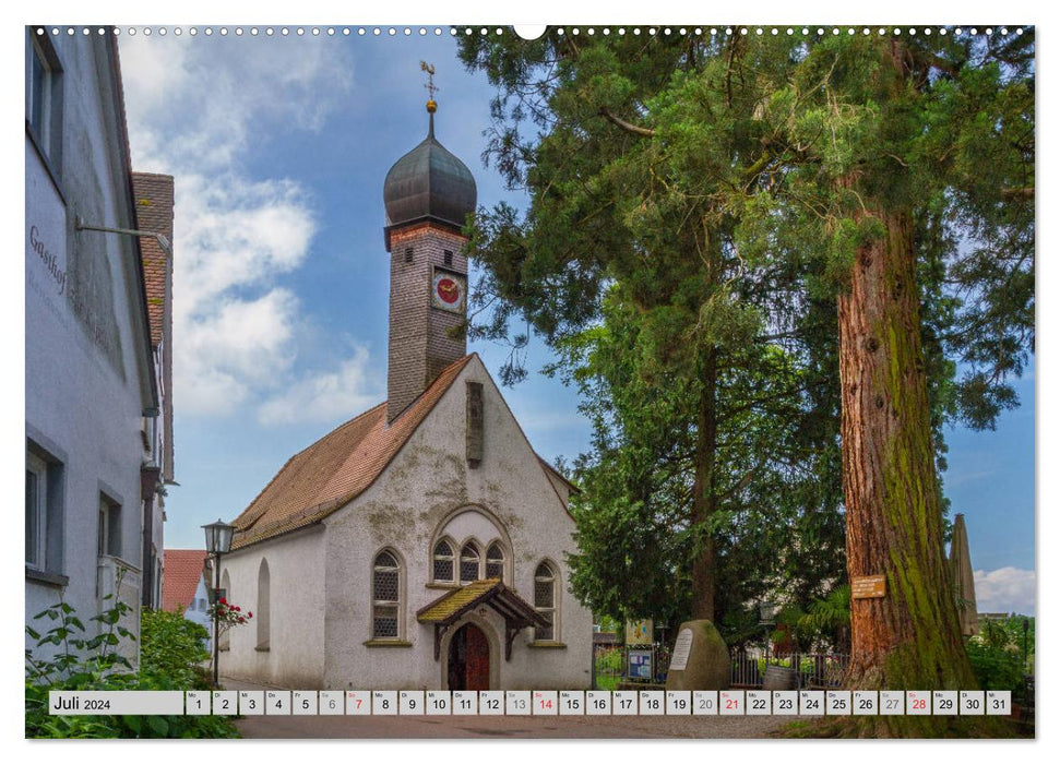 Kirchen und Kapellen (CALVENDO Premium Wandkalender 2024)