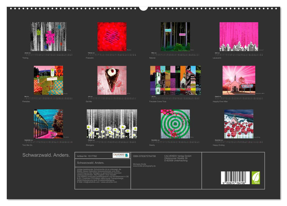Schwarzwald. Anders. (CALVENDO Premium Wandkalender 2024)
