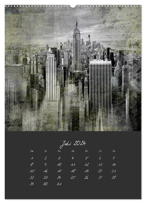 Digital-Art Stadtmotive (CALVENDO Premium Wandkalender 2024)