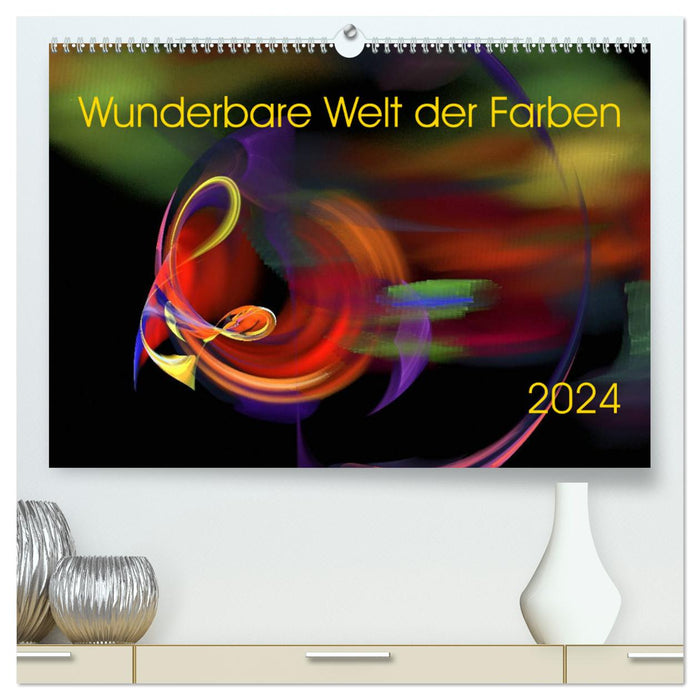 Wunderbare Welt der Farben 2024 (CALVENDO Premium Wandkalender 2024)