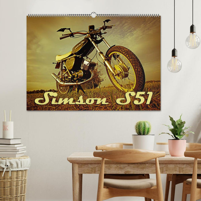 Simson S51 (CALVENDO Wandkalender 2024)