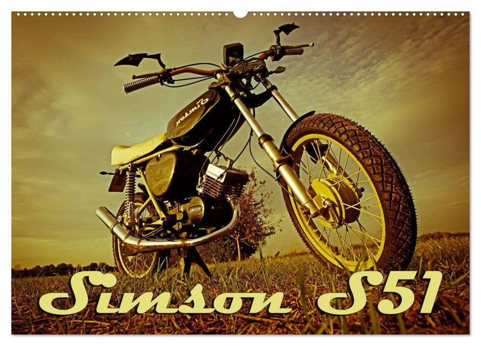 Simson S51 (CALVENDO Wandkalender 2024)