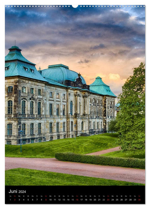 Die wunderschöne Stadt Dresden (CALVENDO Premium Wandkalender 2024)